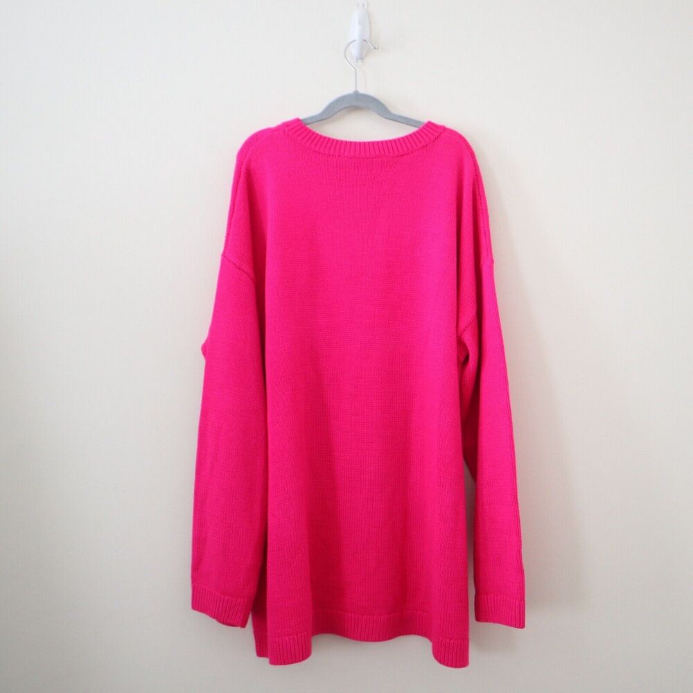 Grlfrnd Denim Size S Darren Oversize Tunic Sweater Pink No Belt - Picture 9 of 11